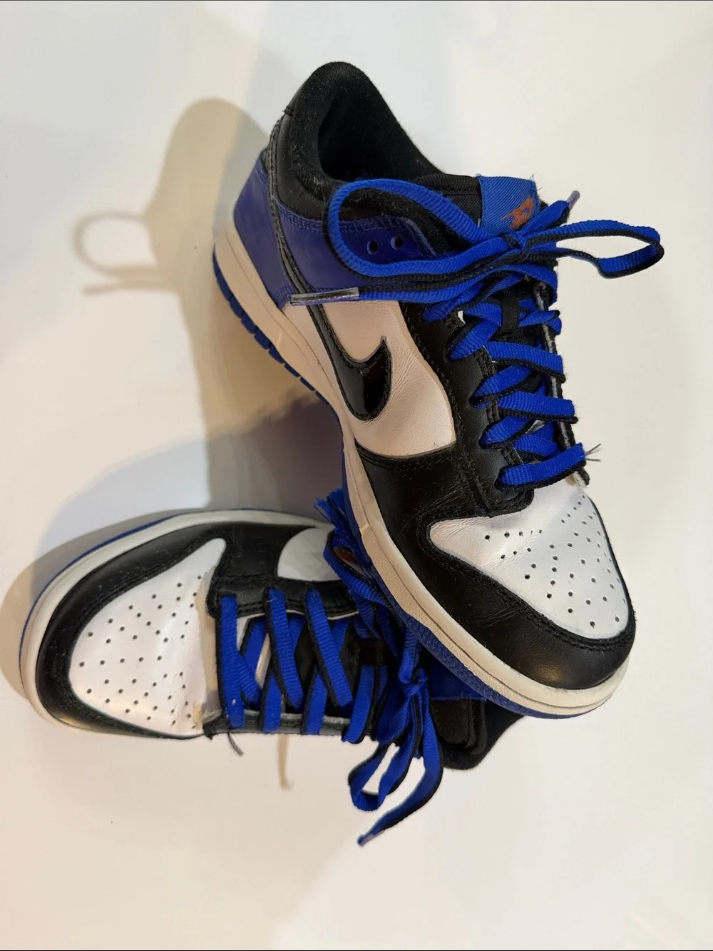 Nike Dunk Low SE Racer Blue Black White Kids 5.5Y